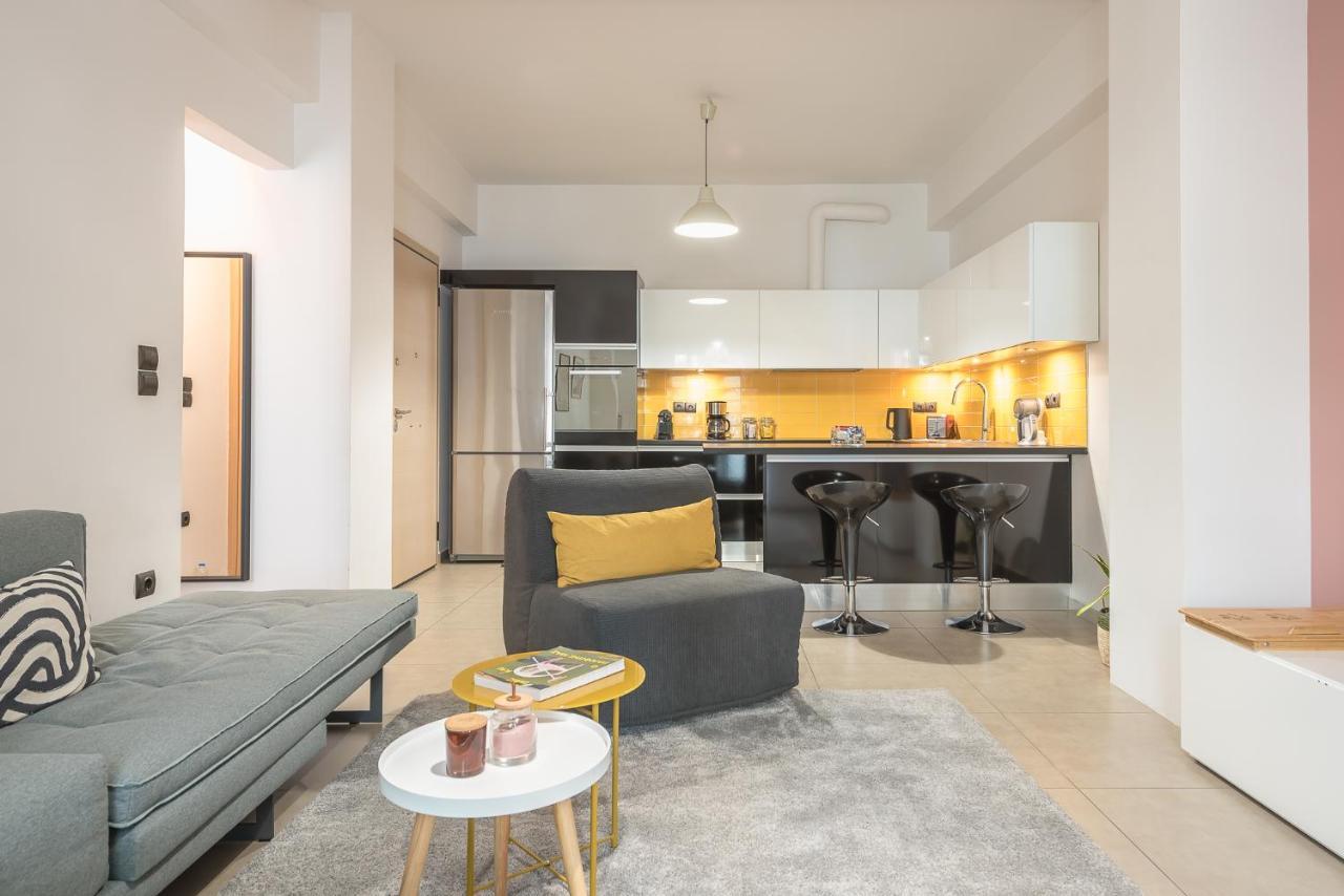 Confy Living Apartment Metaxourghio Metro Station Атина Екстериор снимка