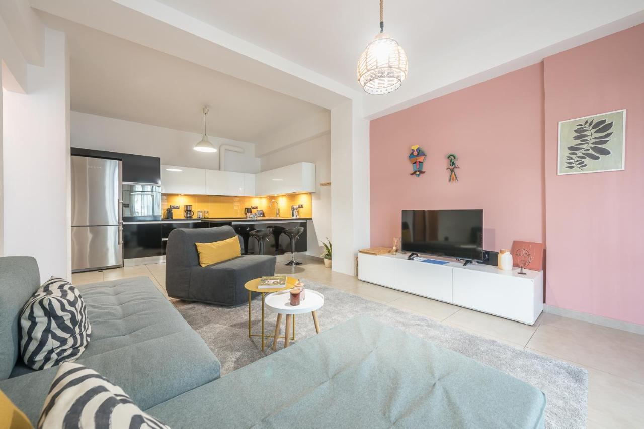 Confy Living Apartment Metaxourghio Metro Station Атина Екстериор снимка